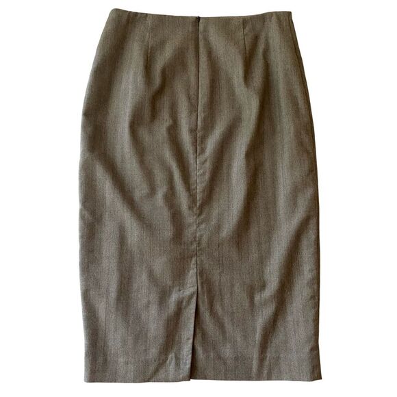 Karl Lagerfeld Hook & Eye Tape Skirt Grey - Picture 2 of 7